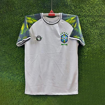 Brazil Embroidery Gol Gola Half-sleeve Football Jersey For Men -6073