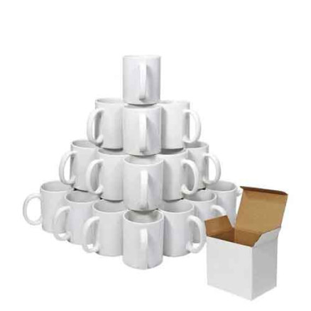 China  White Mug - Sublimation Ceramic China Mugs_4105