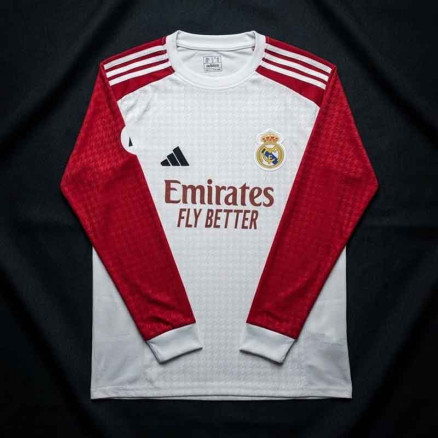Real Madrid Embroidery Full-Sleeve Jersey for Men _16751