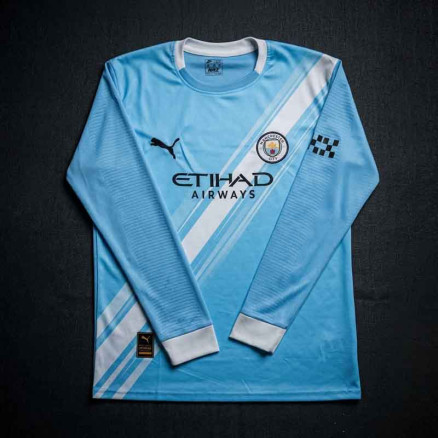 Manchester City Embroidery Full-Sleeve Jersey for Men _16753