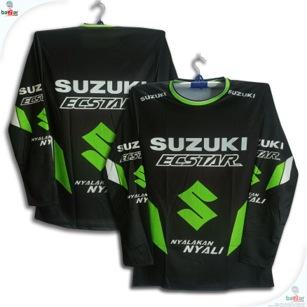 Sujuki Full Sleeve Bike Jersey For Man - Ecstar Jersey - Sujuki Bike Jersey_bd-Bazar0336_Black