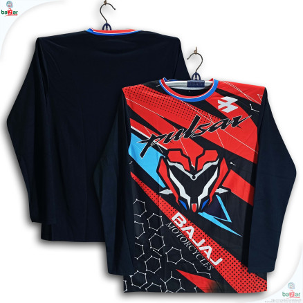 Pulsar Full Sleeve Bike Jersey For Man - Balal Motorcycle Jersey - Pulsar Bike Jersey_bd-Bazar322