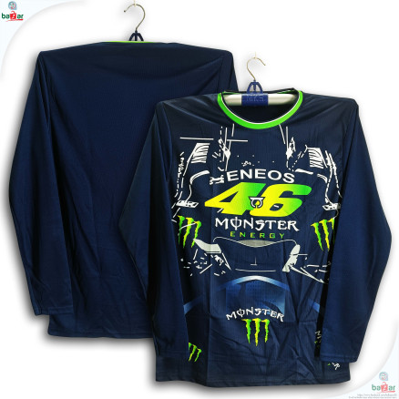 Monster 46 Full Sleeve Bike Jersey For Men - Bike T Shirt - Monster 46 Jersey_bd-Bazar685