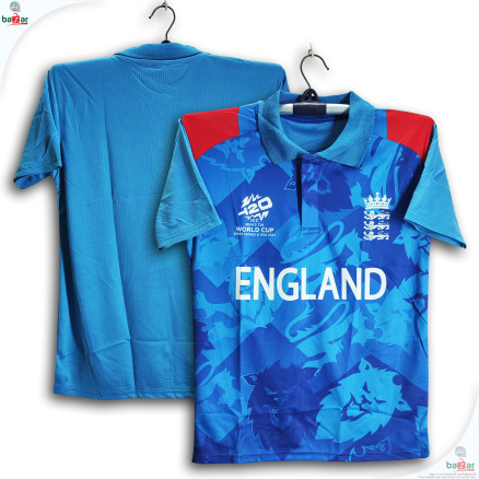 England T20 World Cup Jersey - Short Sleeve Coller Polo Cricket Jersey Jersey For Men - England Cricket Jersey 2026_0135