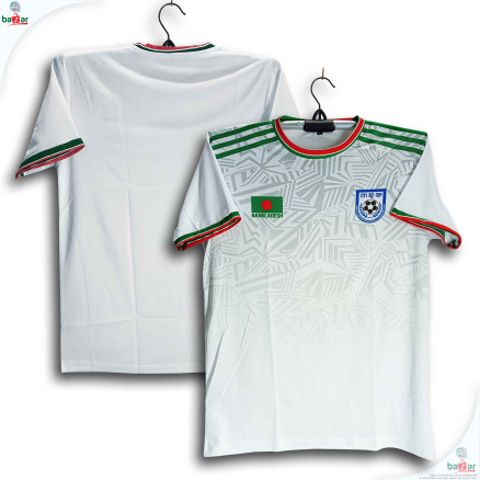 Bangladesh Football Jersey - short sleeve Jersey - Bangladesh Football new jersey 2025-26_0352_White