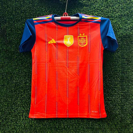 Spain Embroidery Football Jersey For Boy -6311