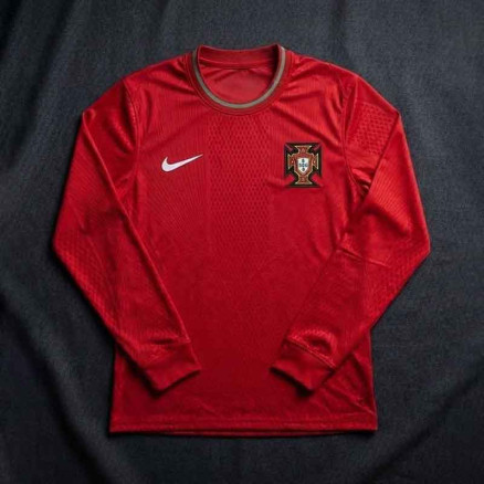Portugal Embroidery Full-Sleeve Collar Polo Jersey for Men _16756