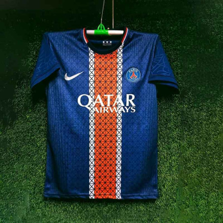 PSG Embroidery Gol Gola Half-sleeve Football Jersey For Men -3031