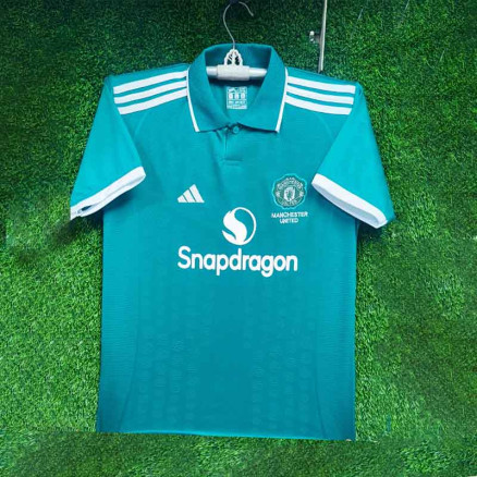 Manchester United Embroidery  Polo  Half-sleeve Football Jersey For Men -3054