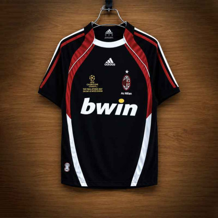 Ac Milan Retro Embroidary Football Jersey For Men_20606